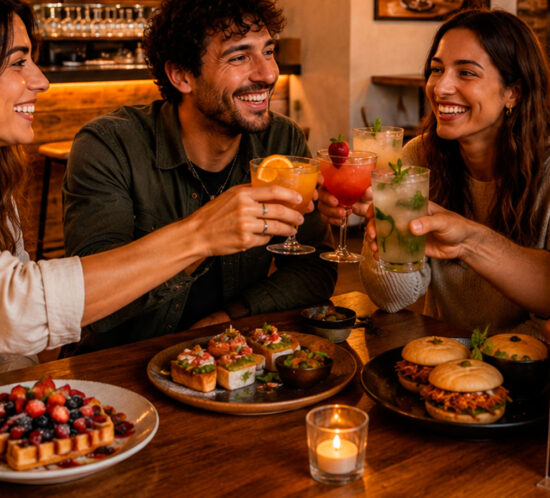 Happy Hour de Elzade Cafe en Collblanc, comer con bebida incluida